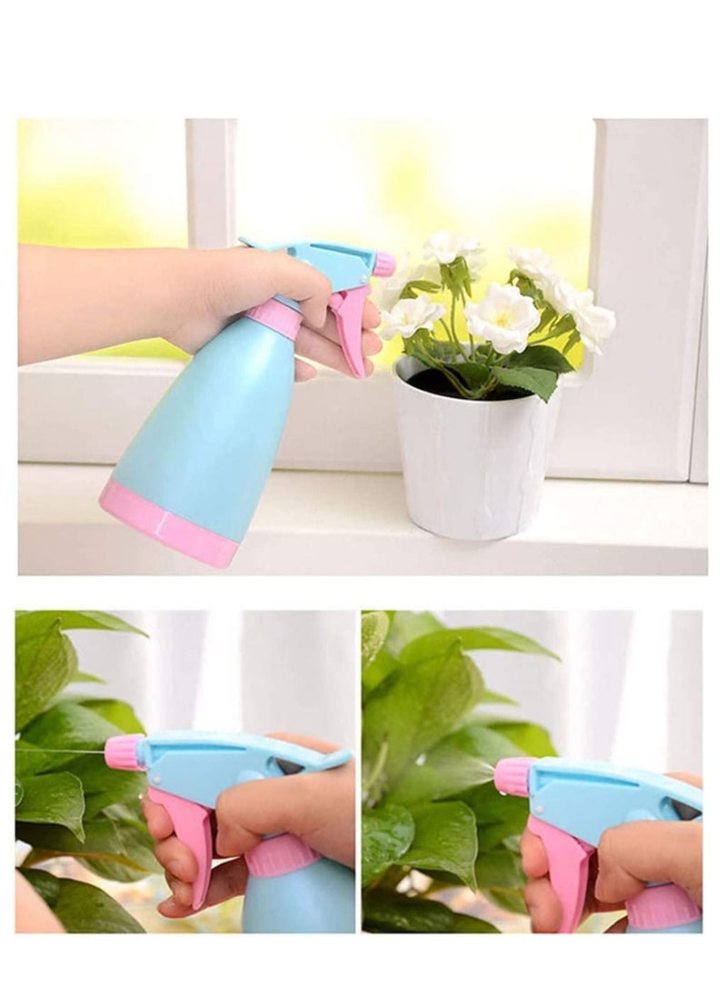 SAQOWARE - Refillable Plastic Spray Bottle-500 ML Pink Colour - Image 1