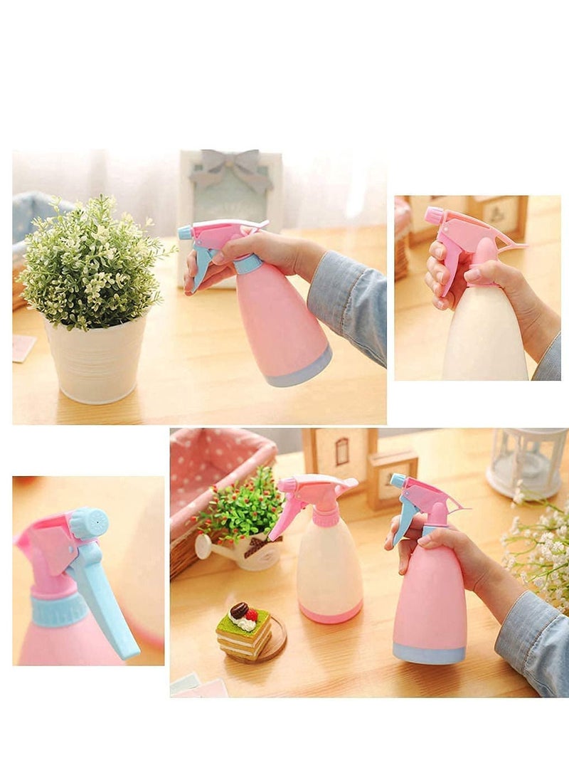 SAQOWARE - Refillable Plastic Spray Bottle-500 ML Pink Colour - Image 1