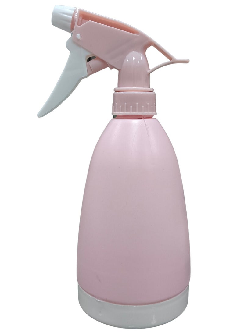 SAQOWARE - Refillable Plastic Spray Bottle-500 ML Pink Colour - Image 1