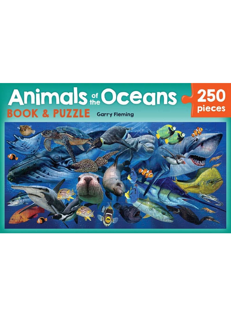 LAKE PRESS ANIMALS IN THE OCEANS BOOKS & PUZZLE 