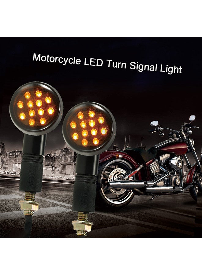 Generic One Pair of Motorcycle LED Turn Signal Light for Cafe Racer Custom Universal  - Image 5