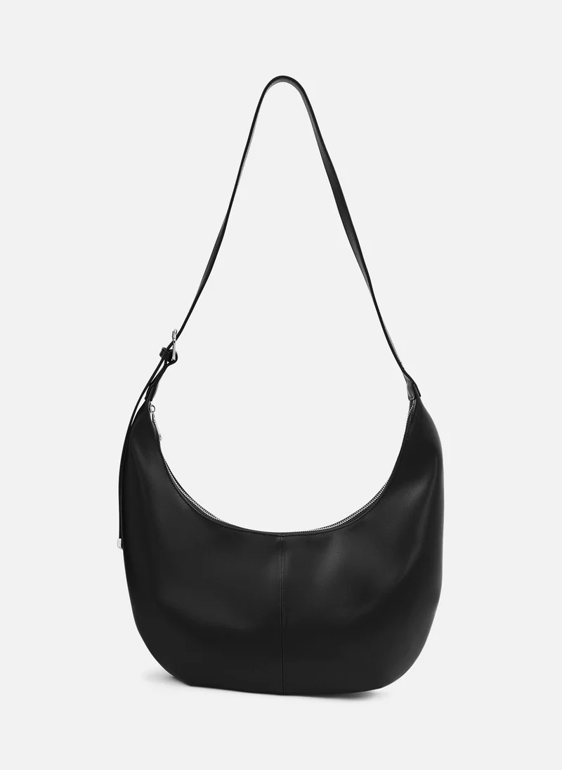 Lichi Semi-circular bag with long shoulder strap