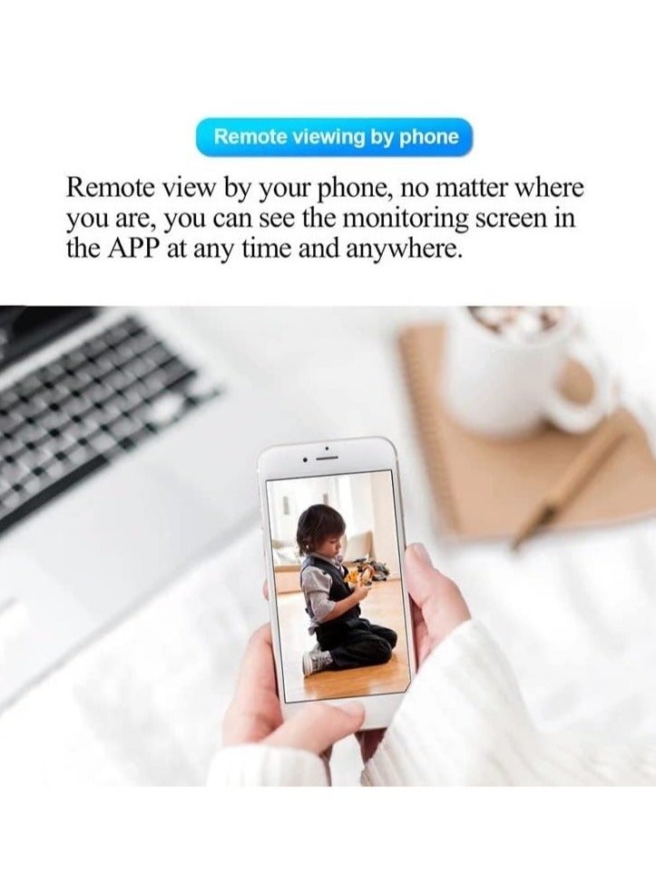 ELTRAZONE 2Pcs Light Bulb Security Camera 2.4GHz & 5G WiFi Outdoor, 1080P E27 Light Socket Security Camera, Indoor 360° Home Security Cameras, - Image 3