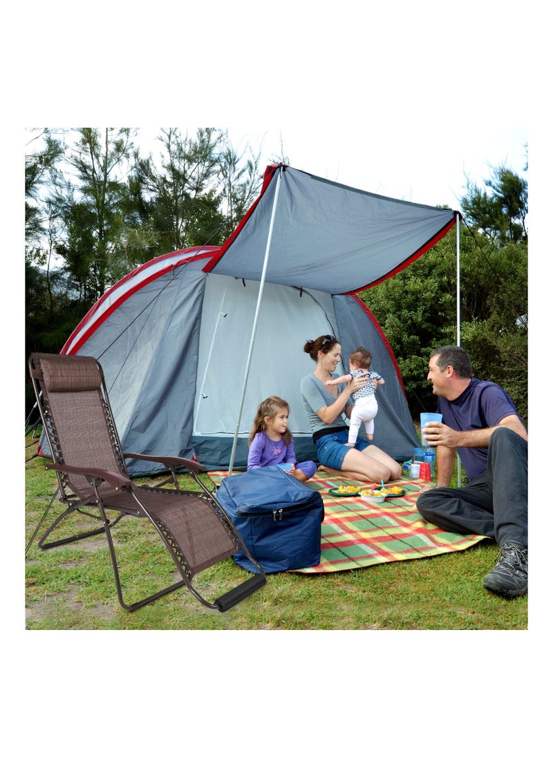 SYOSI - 3 Pcs Zero Gravity Chair Cushion for Foot Rest Universal Folding Recliners Accessories Footrest Padding for Patio Lawn Outdoor Camping Tall User (Size: 7 x 7 x7 cm/ 14.6 x 2.8 x 2.8 in) - Image 1
