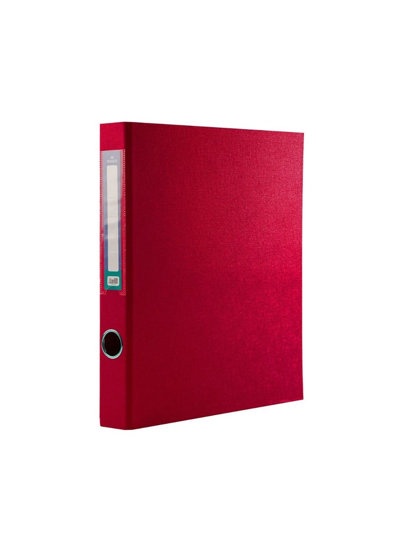 MASCO 2 Ring A4 Size Box Folder File, Pink 