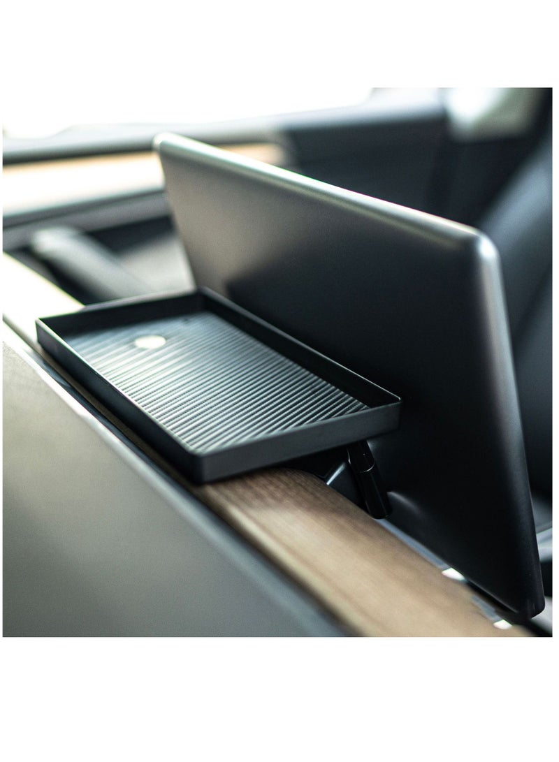 SYOSI Center Console Organizer for Tesla Model 3/Y, Tray Magnetic Behind Screen Storage Tray Dashboard Organizer Tissue Holder Compatible with Tesla Model 3 Model Y, Accessories for Tesla - Image 2