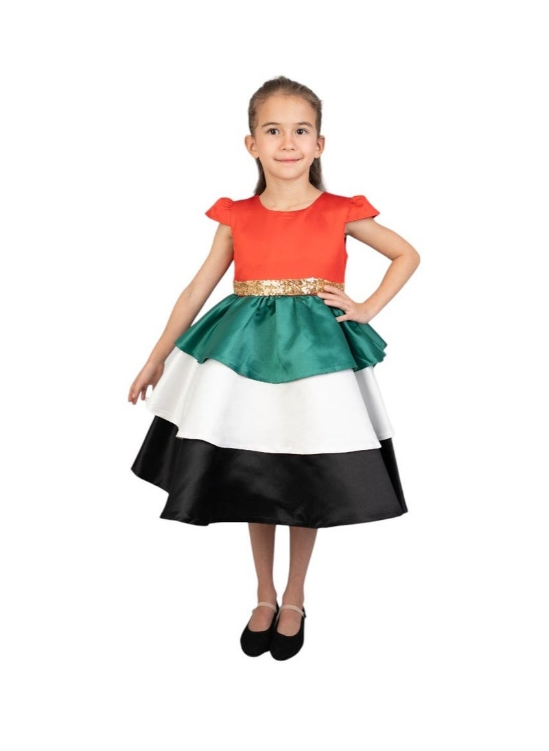 D'Daniela Layered Occasion Dress - Image 1