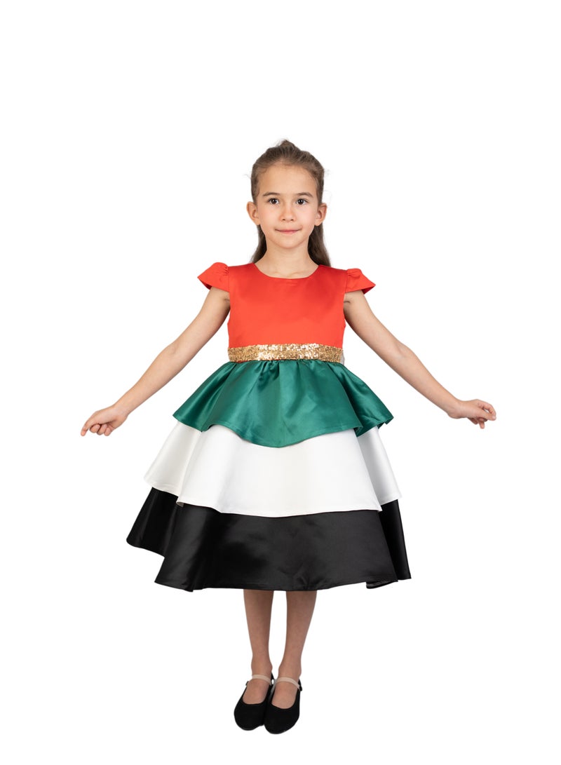 D'Daniela Layered Occasion Dress - Image 3