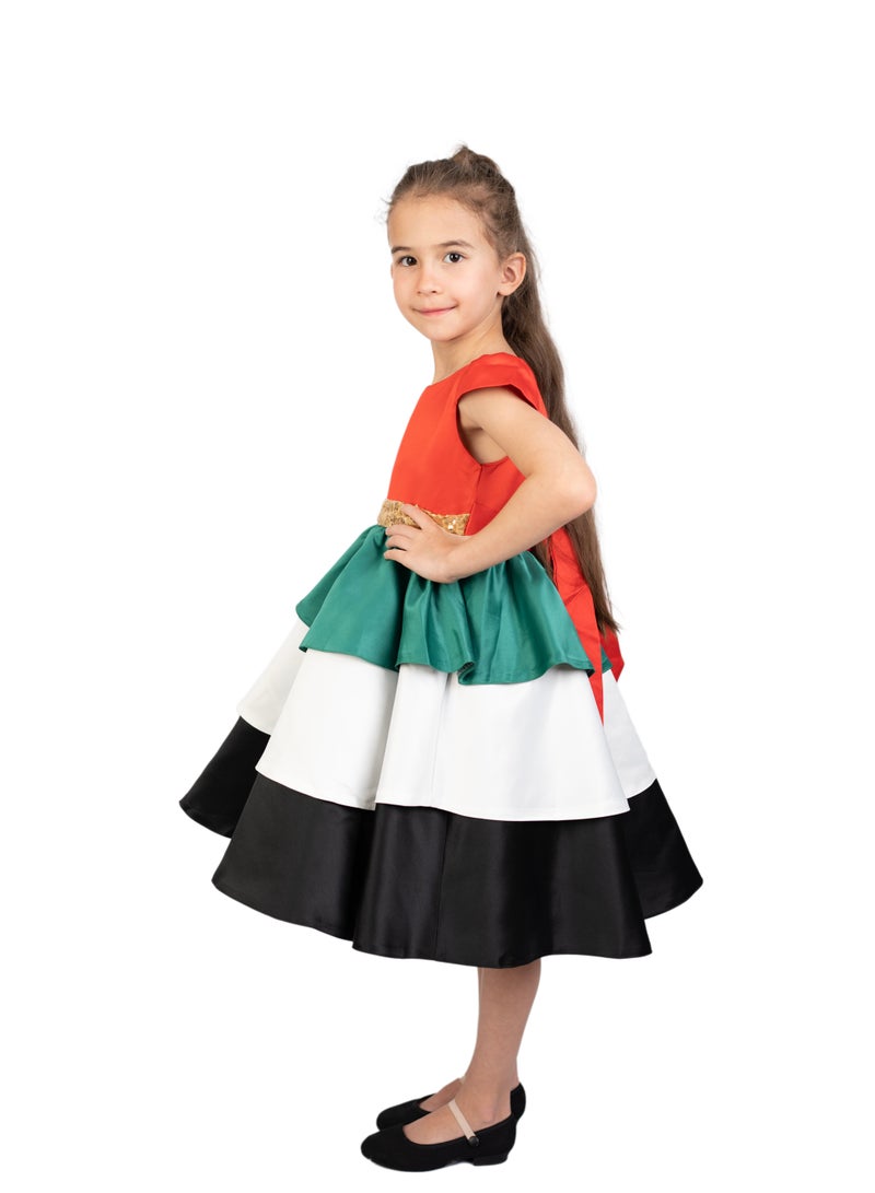 D'Daniela Layered Occasion Dress - Image 4