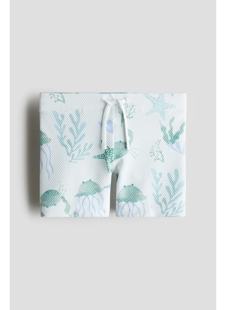 اتش اند ام Patterned Swimming Trunks