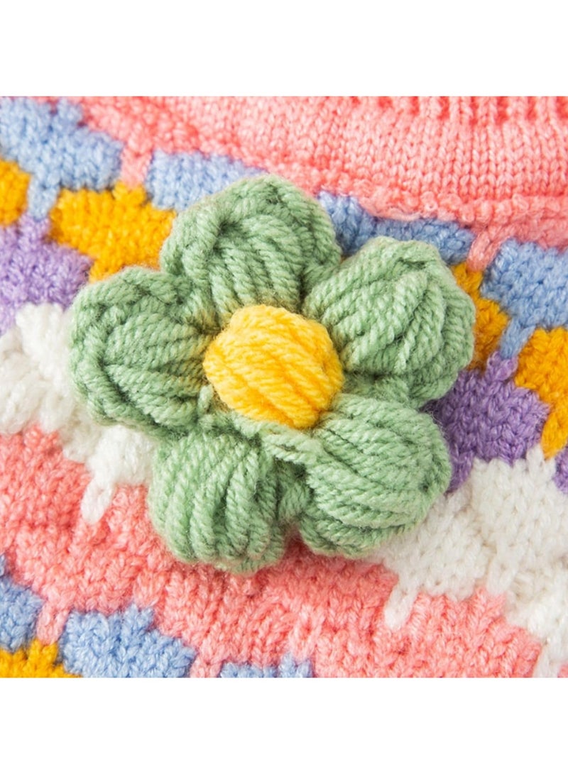 A.M Cute Tulip Flower Sweater Winter Dog Sweater Puppy Coat Thick Dog Clothes for Cat And Small Medium Dogs Boy Girl - Image 5