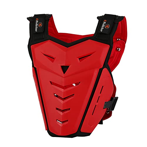 RIDBIKER Motorcycle Body Armor Vest Dirt Bike Gear, Chest Protector Motocross Gear Motorcycle Chest Back Protector for Men Mountain Bike Protective Gear MTB Racing Off-Road - Image 1