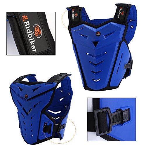RIDBIKER Motorcycle Body Armor Vest Dirt Bike Gear, Chest Protector Motocross Gear Motorcycle Chest Back Protector for Men Mountain Bike Protective Gear MTB Racing Off-Road - Image 3