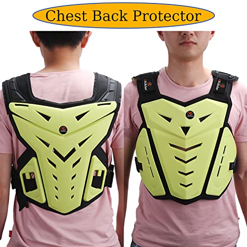 RIDBIKER Motorcycle Body Armor Vest Dirt Bike Gear, Chest Protector Motocross Gear Motorcycle Chest Back Protector for Men Mountain Bike Protective Gear MTB Racing Off-Road - Image 5