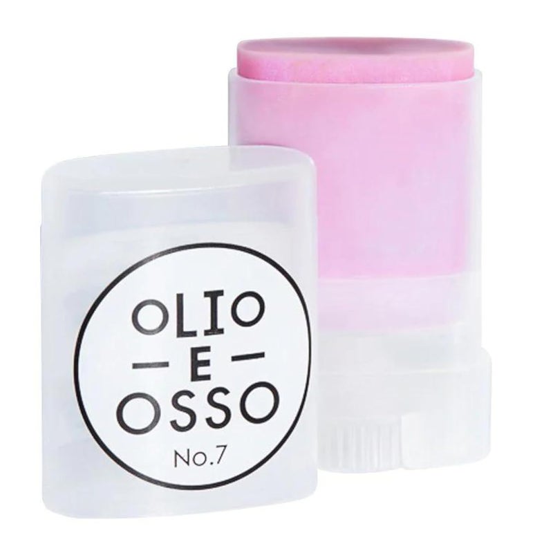 Olio E Osso  Natural Lip  Cheek Balm  Natural NonToxic Clean Beauty No 7 Blush Shimmer 035 oz  10 g