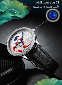 KIMSDUN Hollow automatic mechanical watch moon phase watch men's waterproof watch  - Image 5