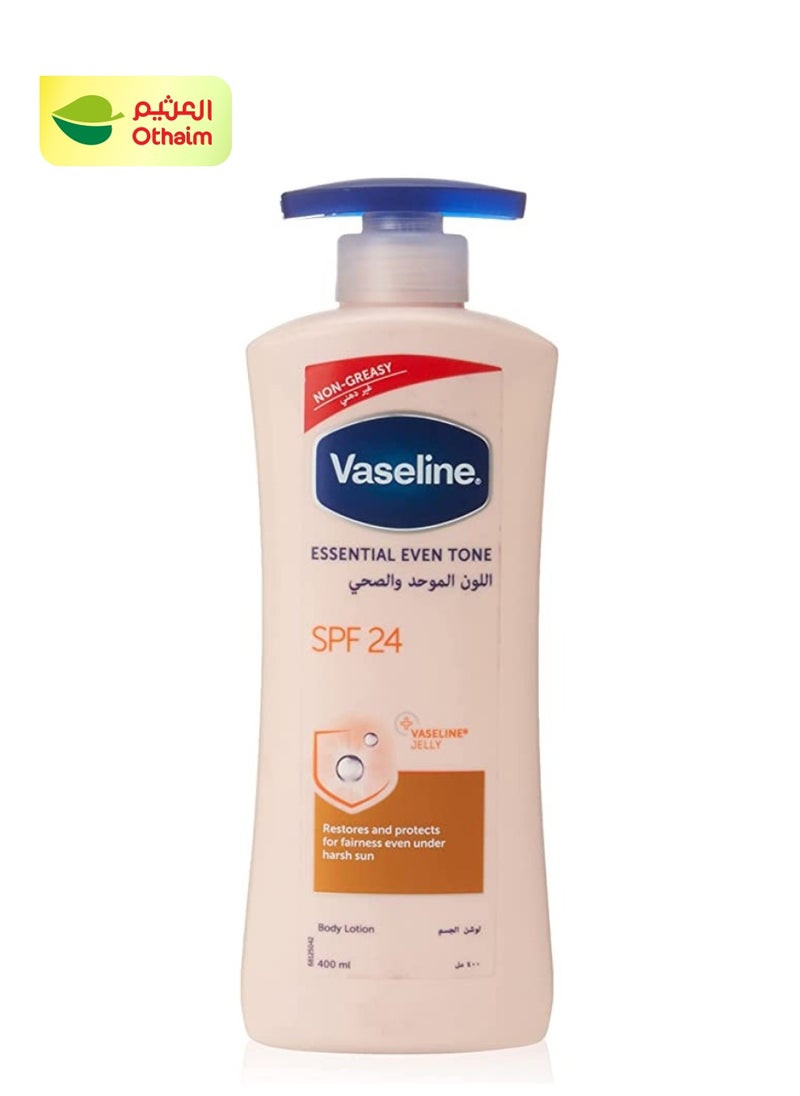 Vaseline essential even tone Body Lotion with SPF 24, 400ml - pzsku/ZAFA4C5342D1AA0A89507Z/45/1741329897/a370ec95-9d5b-4df2-b025-219c69c60c0b