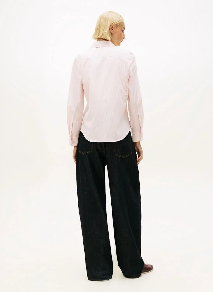 TOMMY HILFIGER Logo Long Sleeve Regular Fit Shirt