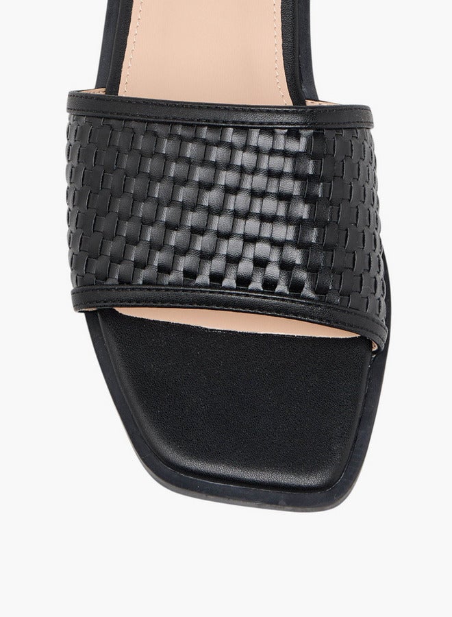 Flora Bella By Shoexpress Women Textured Slip-On Flat Sandals  - Image 4
