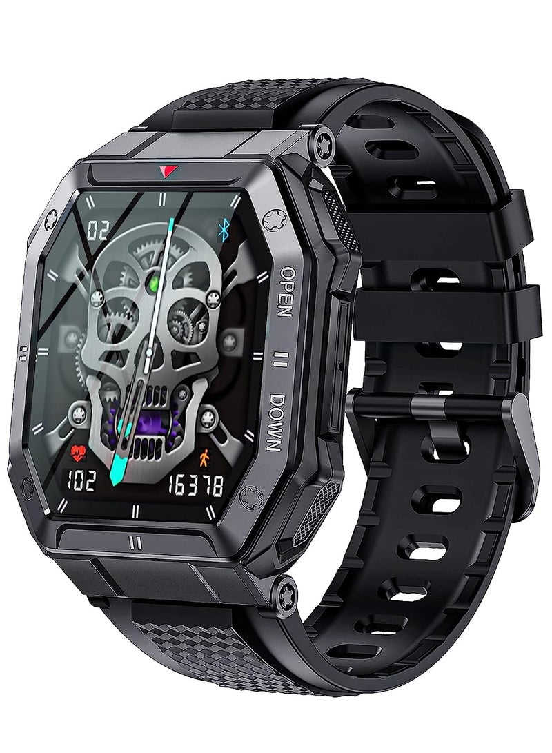 RollsTimi  Men's Smart Watch,1.85" HD Outdoor Fitness Tracker Sports Watch With Heart Rate Sleep Monitor For iPhone Android - Image 1