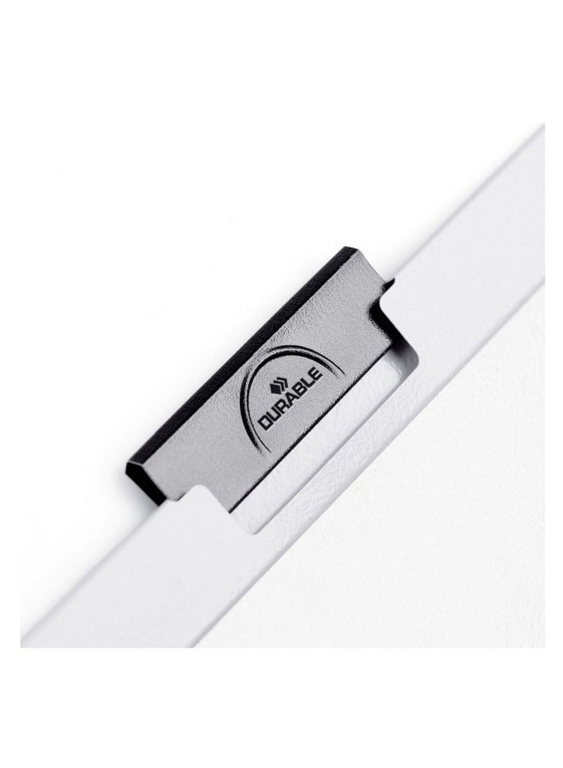 Durable 25-Piece Duraclip Clip Folder Red - Image 2