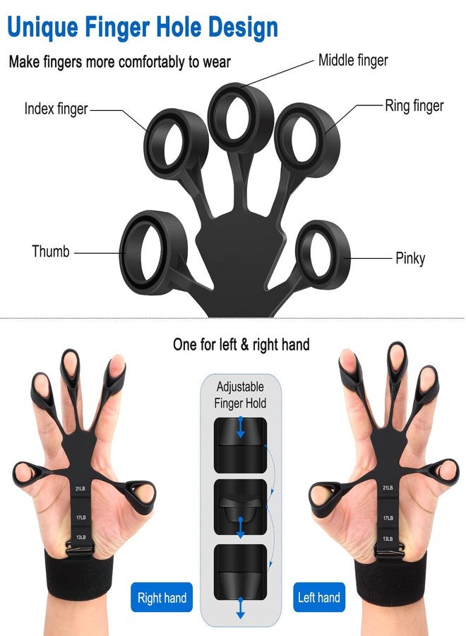 Btfsoul Grip Strength Trainer - Double-Sided Finger Exerciser and Hand Strengthener for Hand Therapy, Rock Climbing - Relieve Pain for Arthritis, Carpal Tunnel - Image 2