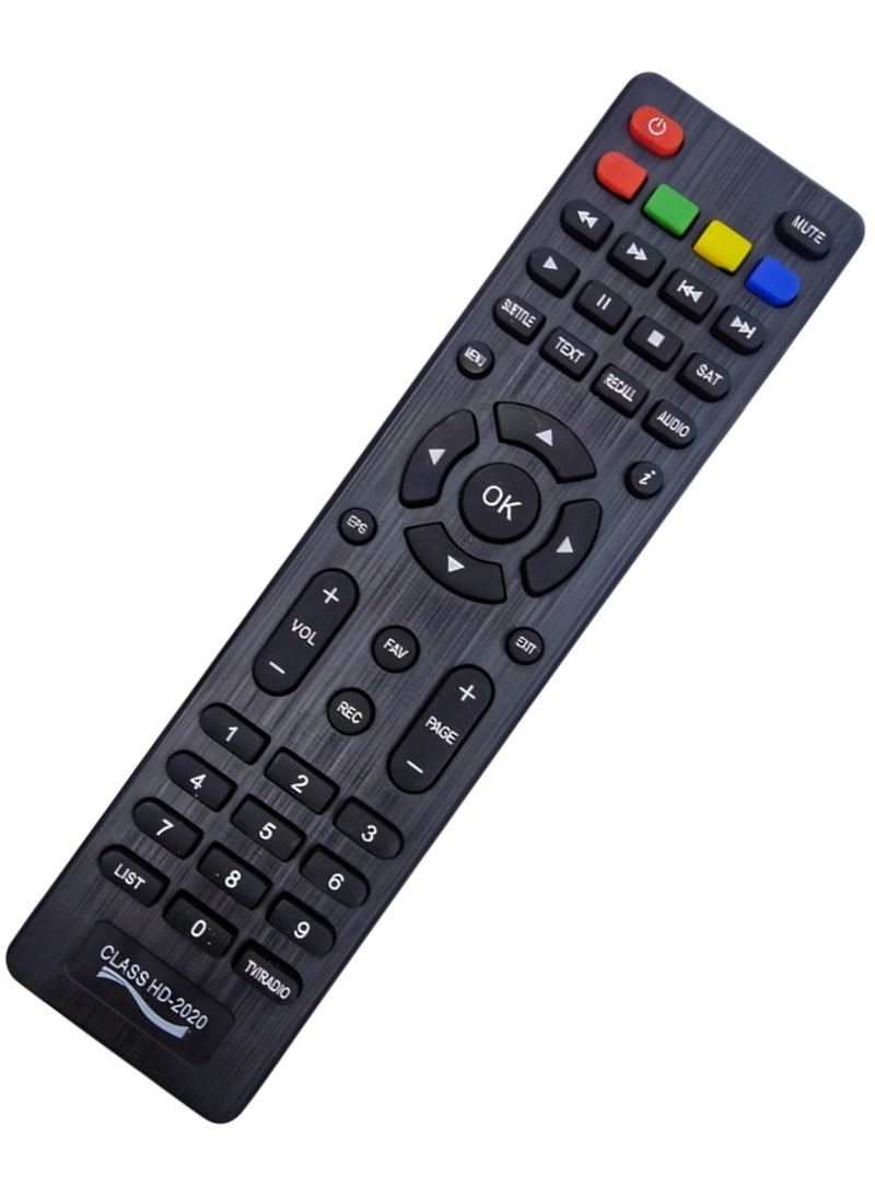 Replacement Remote Control Compatible With Class HD-2020 Satellite Receiver
