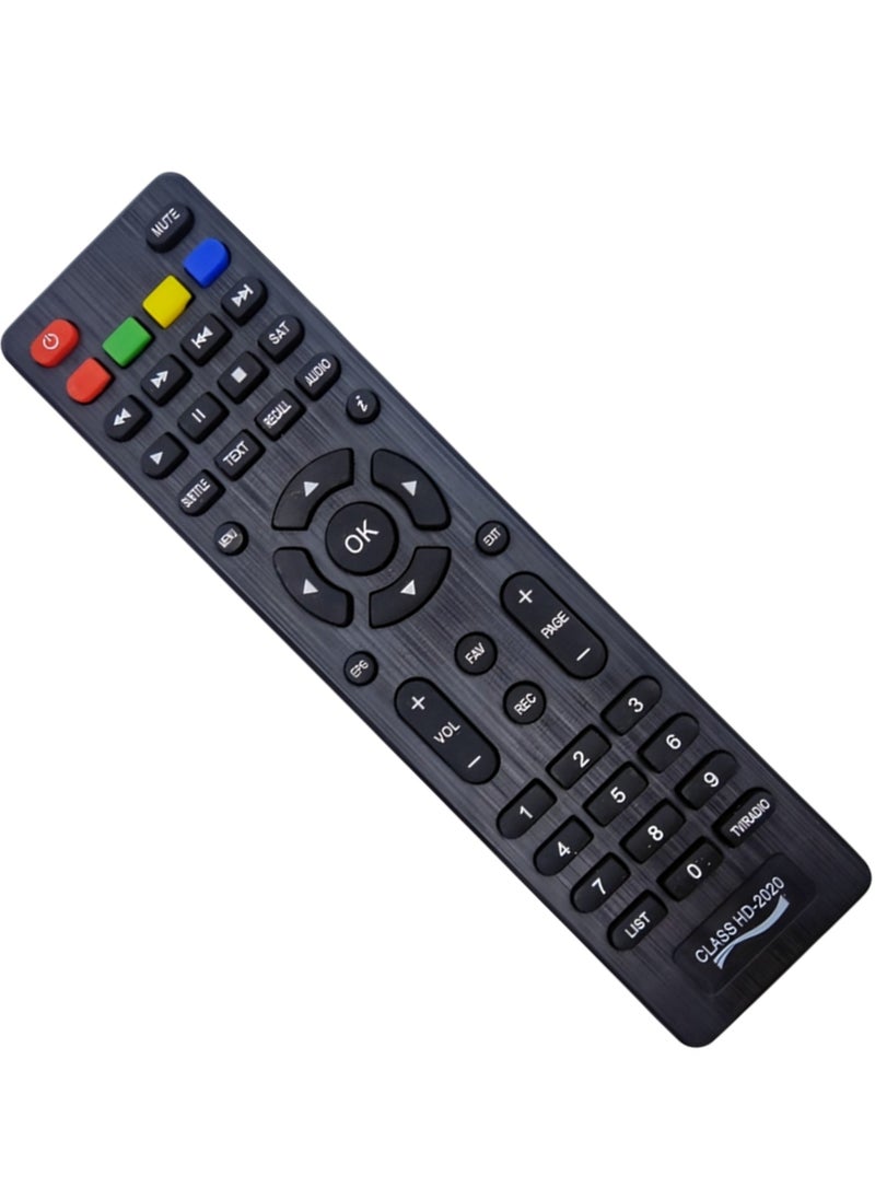 Replacement Remote Control Compatible With Class HD-2020 Satellite Receiver