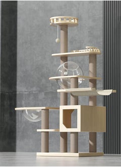 Cat Tree with Sisal Scratching Posts Cat Play House Large Multi Level and Rest Place Tower for Cats - pzsku/ZAFA511E5813BCB923402Z/45/_/1728648604/cfbfa84f-2a77-48fe-a811-c0854c0ca06a