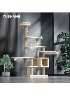 Cat Tree with Sisal Scratching Posts Cat Play House Large Multi Level and Rest Place Tower for Cats - pzsku/ZAFA511E5813BCB923402Z/45/_/1728648625/28502031-50df-48f1-b140-6cb0b0455303