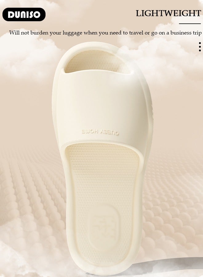 DUNISO Shower Shoes, Foldable Travel Slippers, Non Slip Shower Shoes, Soft Lightweight Hotel Slippers, Space Saving Business Trips Slippers for Bathroom, Hotel, Beach & Indoor - Image 3