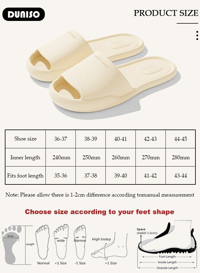 DUNISO Shower Shoes, Foldable Travel Slippers, Non Slip Shower Shoes, Soft Lightweight Hotel Slippers, Space Saving Business Trips Slippers for Bathroom, Hotel, Beach & Indoor - Image 4