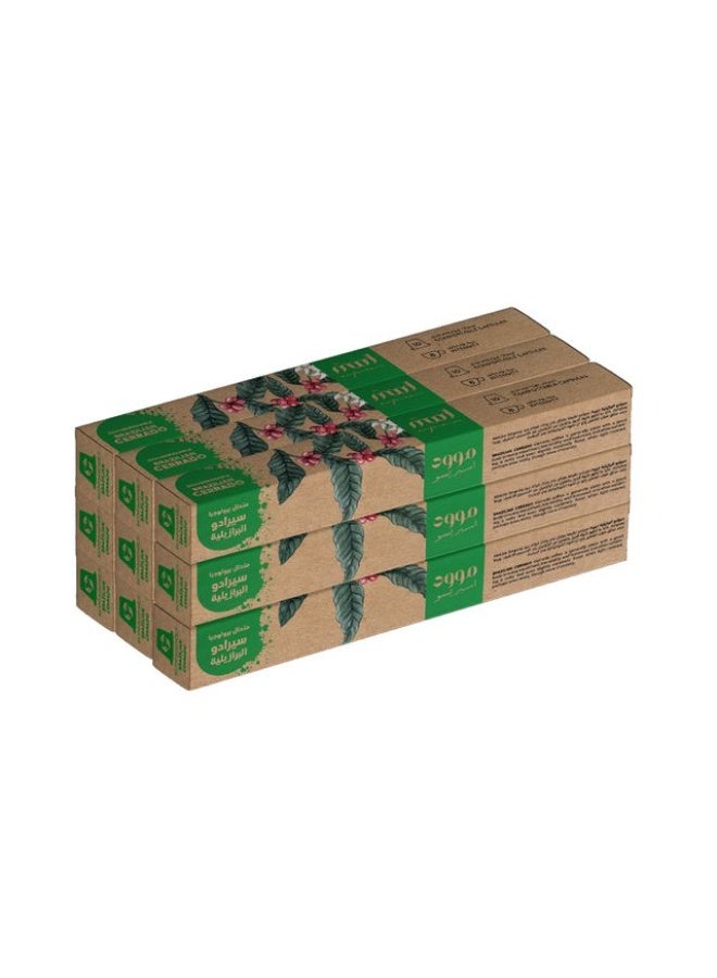 Nespresso Compatible Biodegradable Capsules) - Brazilian Cerrado, Pack of 9 (90 Capsules)
