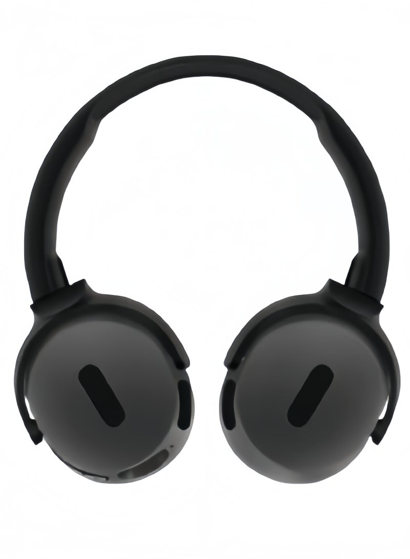 سماعة رأس لاسلكية بلوتوث 5.3 Aux مع ميكروفون، التحكم في المسار، إدارة المكالمات، سماعات الرأس، شحن من النوع C، الاقتران التلقائي لنظام Android/iOS، سماعة الألعاب، أسود - Image 4