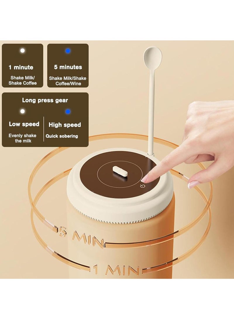 Magnetic Stirrer Mixer - Automatic Stir Plate With Stir Bar, Adjustable Speed Magnetic Mixer Stirrer | Dual Position Stir Plate, Stirrer Hot Plate For Beverages, Juices, Sauces (White)  - Image 5