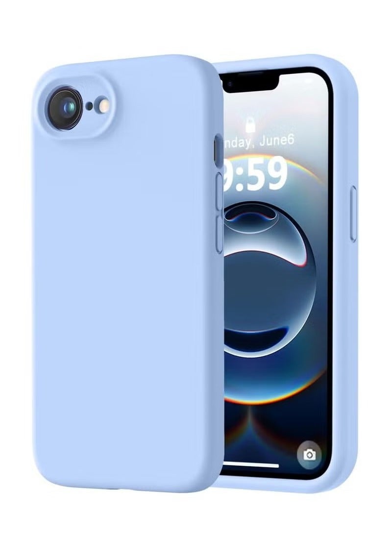 JAJEEK iPhone 16e Case Cover 6.1-Inch – Premium Silicone Protective Phone Case with Soft Microfiber Lining, Anti-Scratch Shockproof Bumper, Slim Fit Drop Protection, Durable & Lightweight Grip-Friendly Cover for iPhone 16e – Daily Use & Stylish Design Sky Blue - Image 1