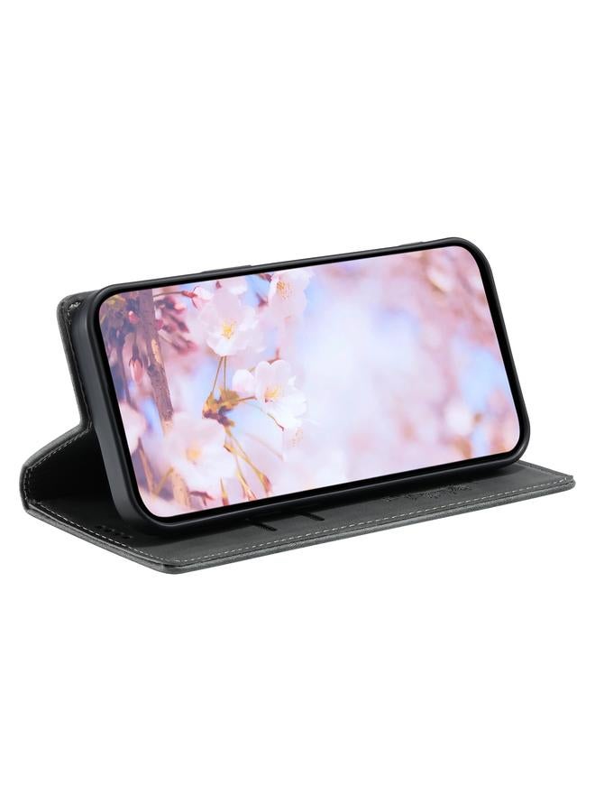 اس-توب جراب لهاتف Samsung Galaxy A32 4G جراب هاتف من الجلد المغناطيسي المنقوش بالطوطم - Image 5