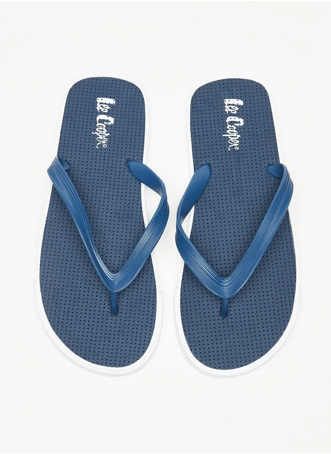 Lee Cooper Men's Textured Flip Flop Slippers