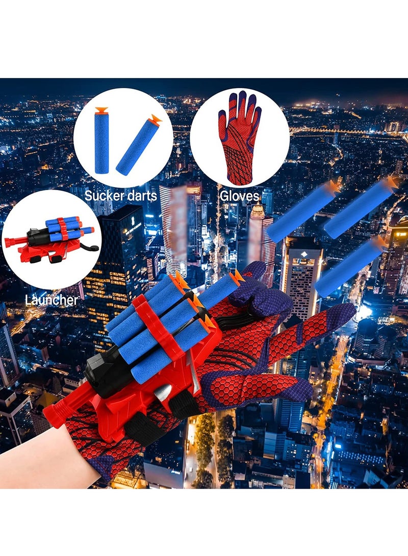 Excefore Launcher Gloves for Spiderman, Super Hero Web Shooter for Kids, Spider Shooter Toy, Spider-Man Launcher Gloves Educational Toys, Spider Launcher Wrist Toys Costume Cosplay Super Hero Toys Gift - Image 4
