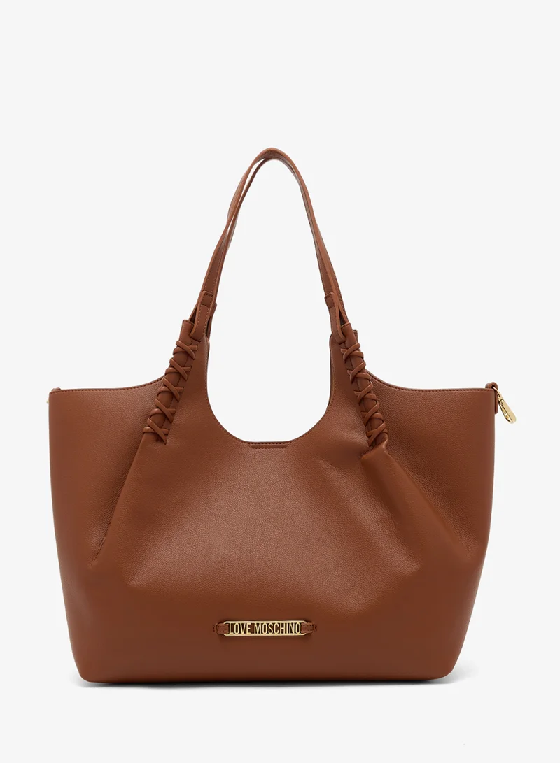 Love Moschino Criss Cross Tote Bag
