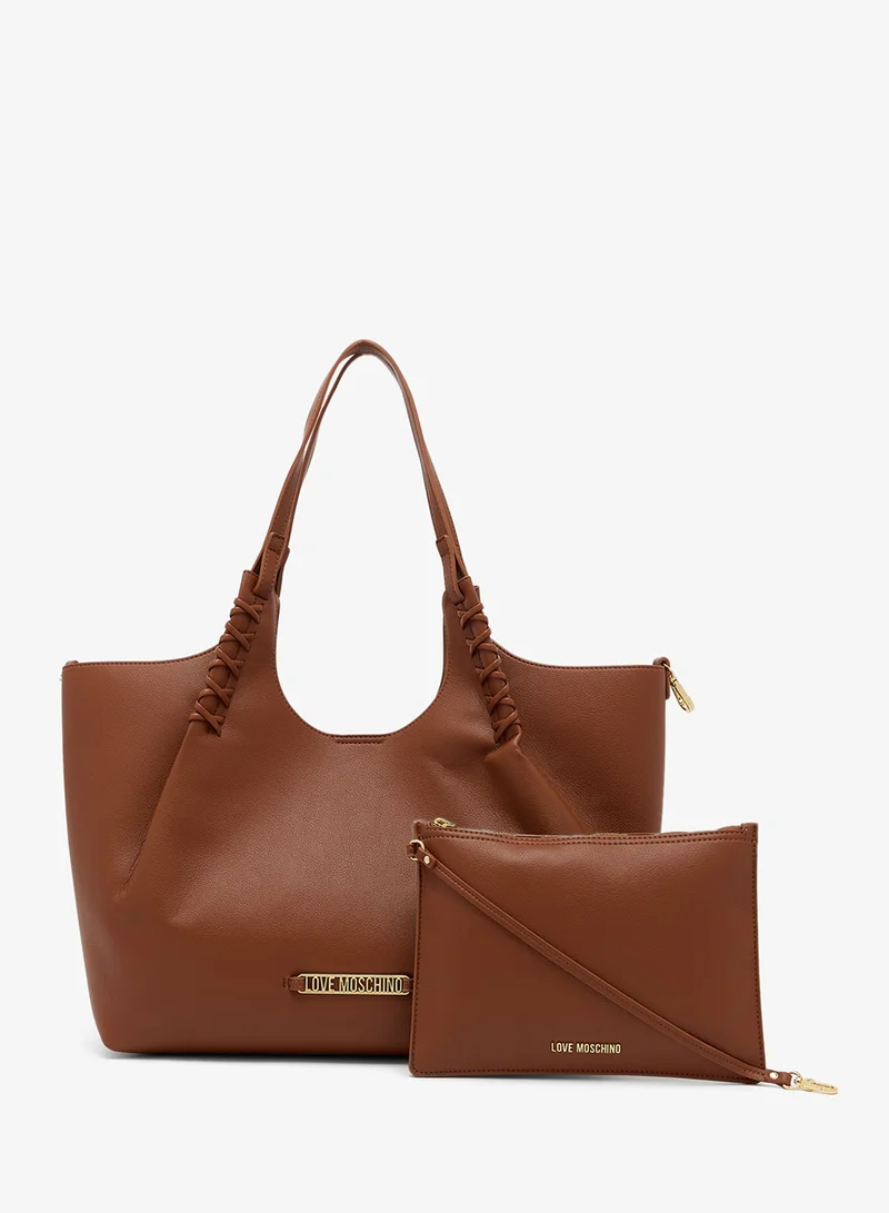 Criss Cross Tote Bag