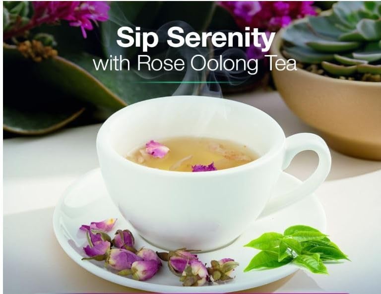 Goodwyn Oolong Rose Tea (100g) - Loose Leaf Assam Tea with Real Rose Petals | Caffeine-Free | Supports Digestion, Relaxation & Skin Health | Export Quality | Trusted by 1000+ Hotels | Reusable Tin Can - Image 5