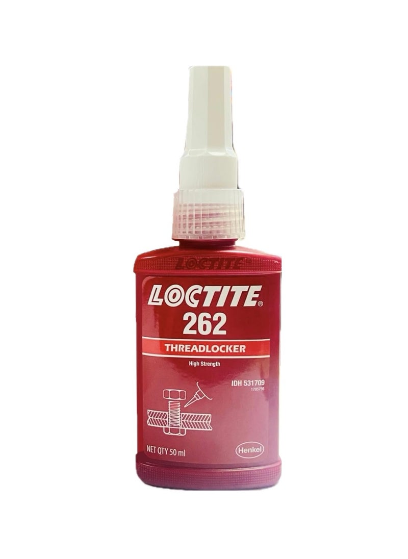 Loctite Henkel Loctite 262 High/Med Strength Metal Bonding Adhesive, 50 ML  - Image 2
