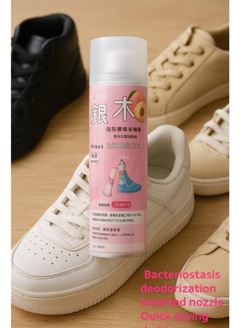 رذاذ مزيل العرق المضاد للبكتيريا مزيل لرائحة القدم، مزيل روائح الأحذية، رذاذ طبيعي مزيل للروائح الكريهة للأحذية، يزيل الروائح الكريهة وينعش مزيل العرق للأحذية، بخاخ للقدم  حجم 260ملي - Image 2