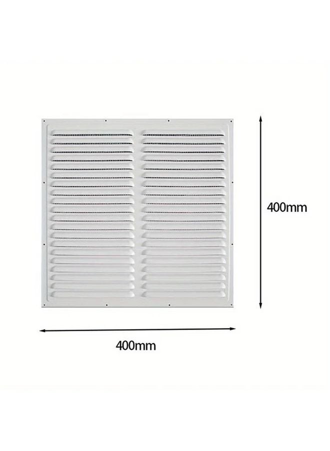 Aluminum Heating Cooling Vent Plate Grille Cover Air System Screen 400x400mm - Image 1