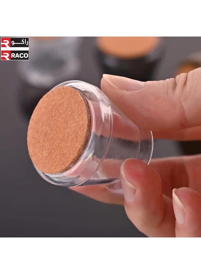 راكو واقيات أرجل كراسي راكو، وسائد لباد مانعة للانزلاق، وأغطية شفافة لقاعدة الطاولة المستديرة، وحماية للأرضية - Image 2