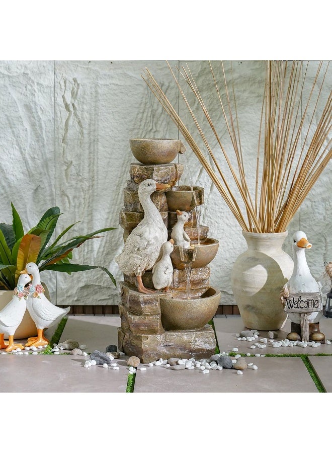 DANUBE HOME Duck Fountain – Charming Decorative Water Feature for Garden, Patio & Balcony – Durable Outdoor Fountain with Gentle Water Flow & Realistic Duck Design – Home & Landscape Décor - Image 5