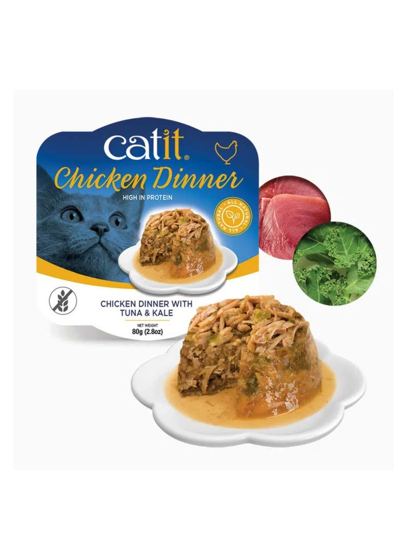 Catit Catit Chicken Dinner with Tuna & Kale 