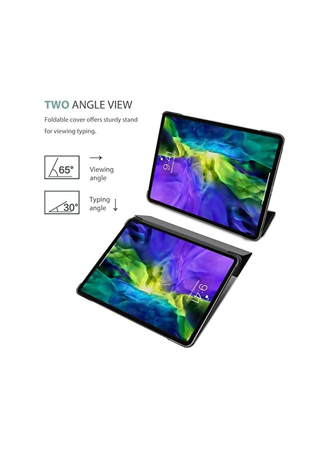 Procases iPad Pro 11 Inch Case 2022/2021 / 2020/2018, Slim Stand Hard Back Shell Smart Cover for iPad Pro 11 Inch 4th Generation 2022 / 3rd Gen 2021/ 2nd Gen 2020 / 1st Gen 2018 -Shadowblack - Image 5