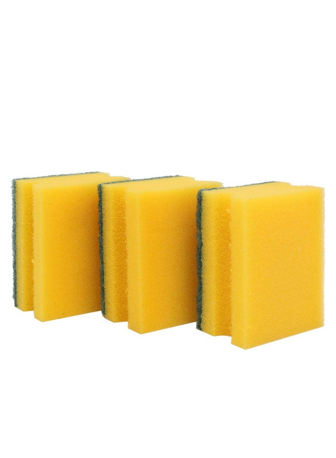 Weazy Xpower 3 Pieces Grip Scouring Sponge Yellow/Green - Image 4